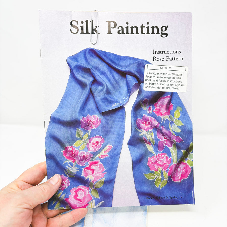 Rose Silk Painting Pattern Book by Rupert, Gibbon and Spider, Inc.