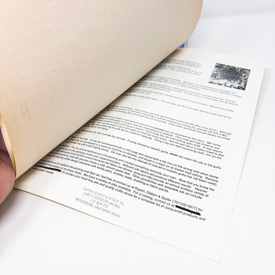 Rose Silk Painting Pattern Book by Rupert, Gibbon and Spider, Inc.