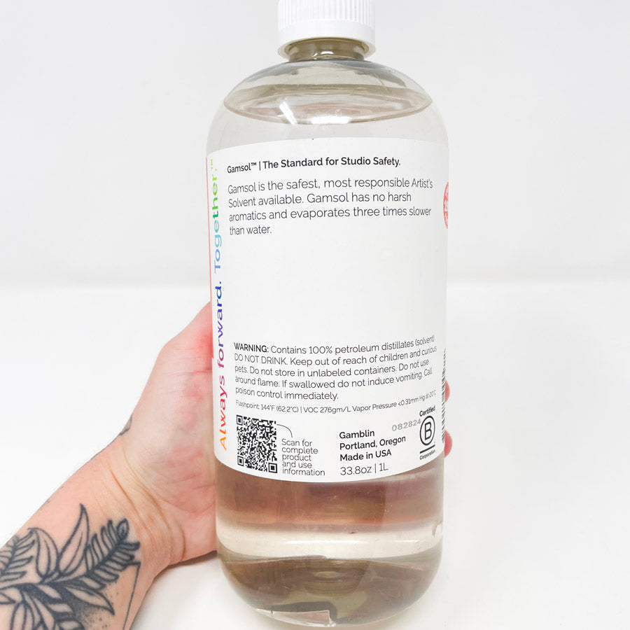 Gamsol Pure Odorless Mineral Spirits 33.8 oz
