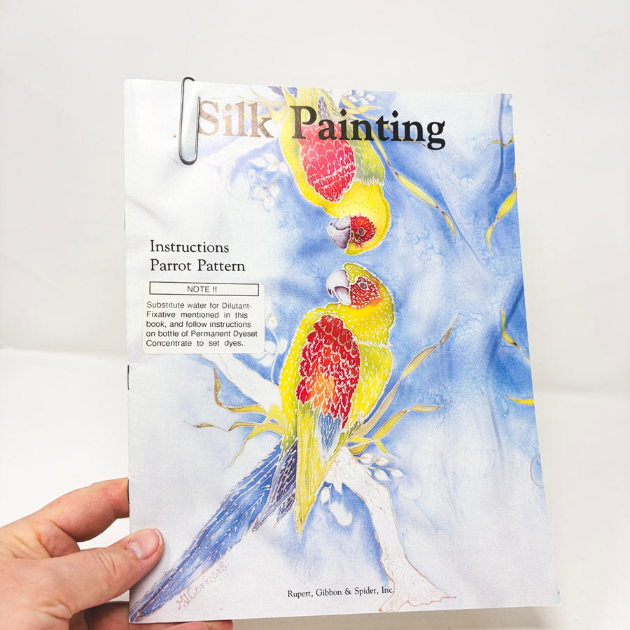 Parrot Silk Painting Pattern Book by Rupert, Gibbon and Spider, Inc.