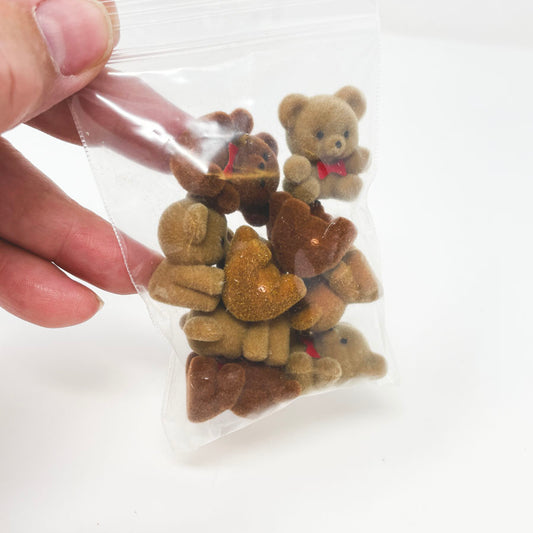 Miniature Fuzzy Teddy Bear Bundle