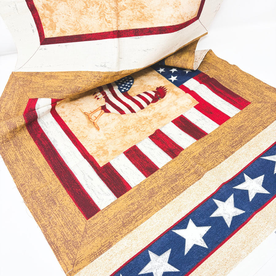 44" x 18" Daisy Kingdom Yankee Doodle Doo Rooster Pillow Panel