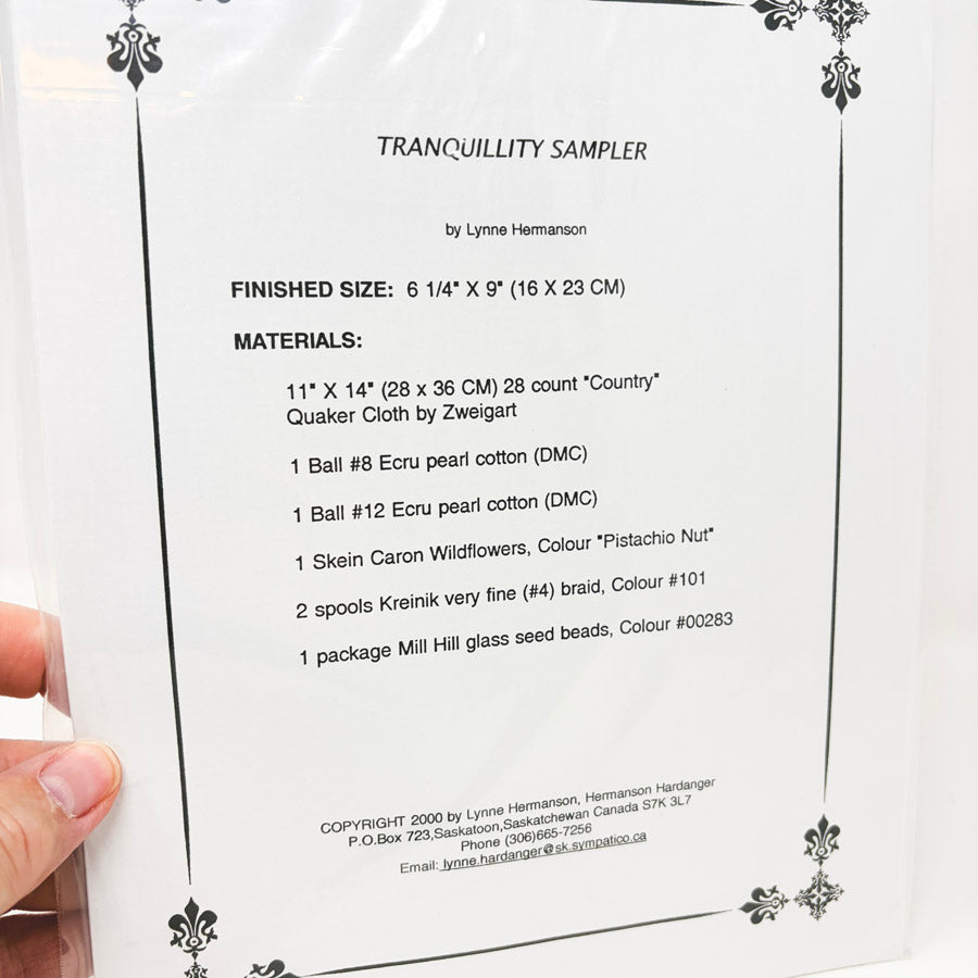 Hermanson Hardanger Tranquility Sampler