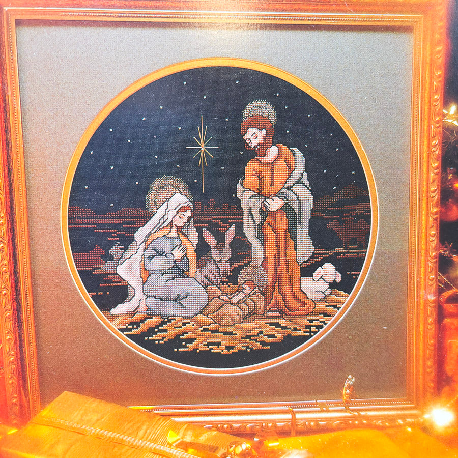 Silent Night Holy Night Cross Stitch Pattern