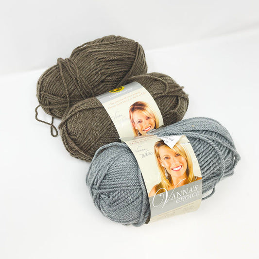 Bundle of Lion Brand Vanna's Choice Yarn
