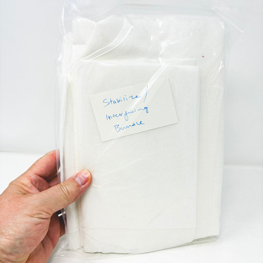 9" x 12" Bag of Interfacing and Stabilizer