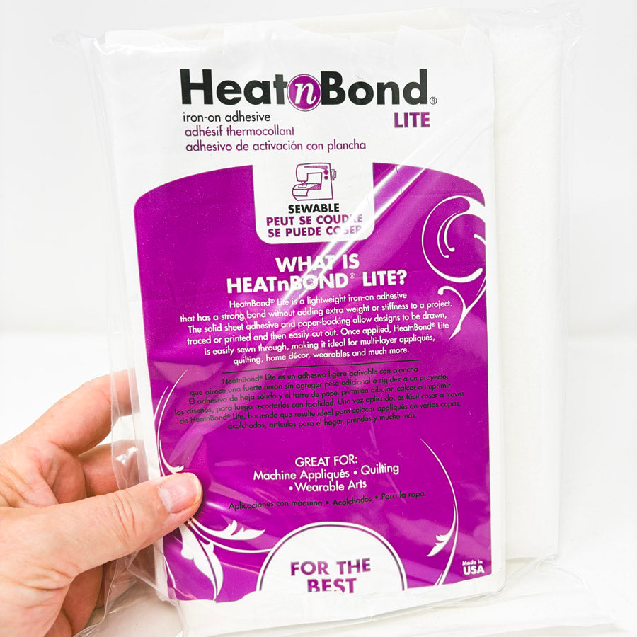9" x 12" Bag of Pellon Iron on Backing and Heat n' Bond Lite Adhesive