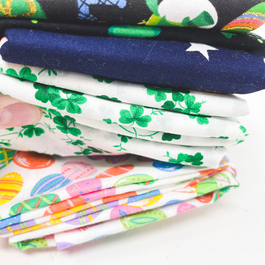 Holiday Novelty Fabric Bundle - Asst. Sizes