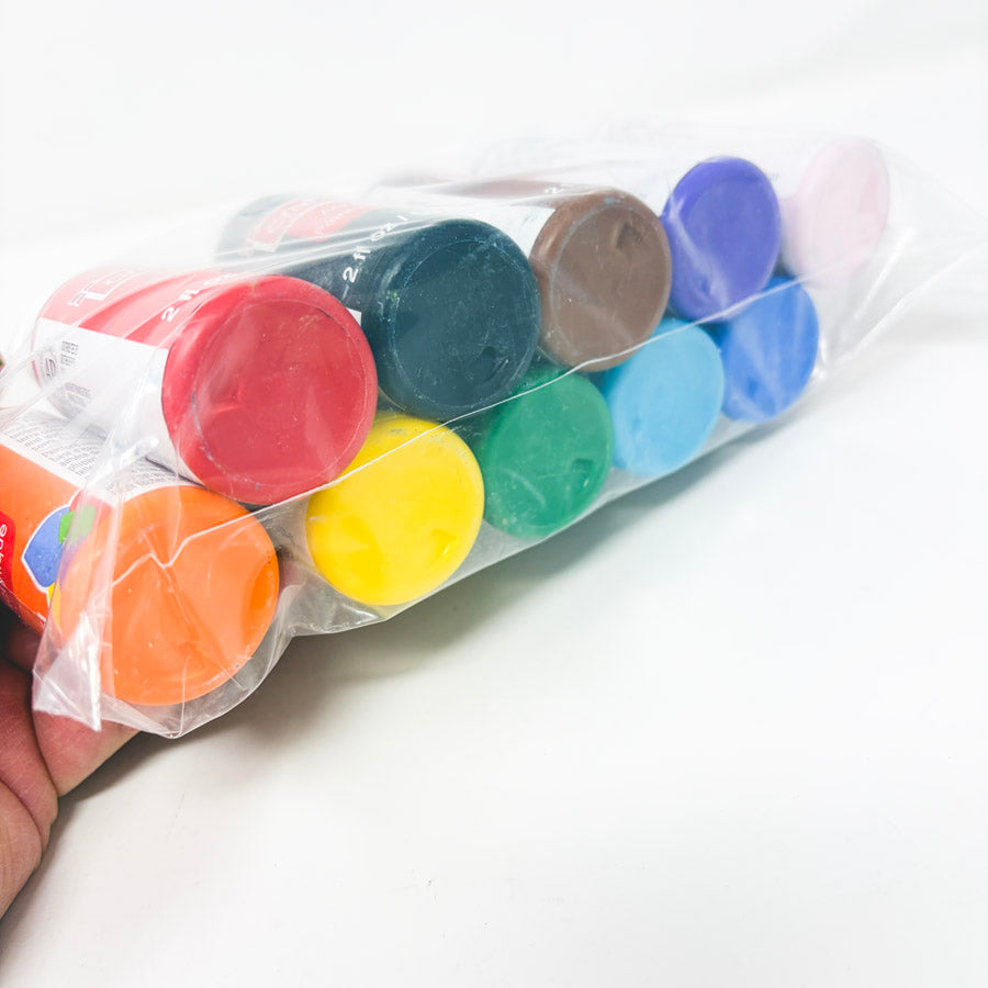10 pc Rainbow Colors Craftsmart Acrylic Paint