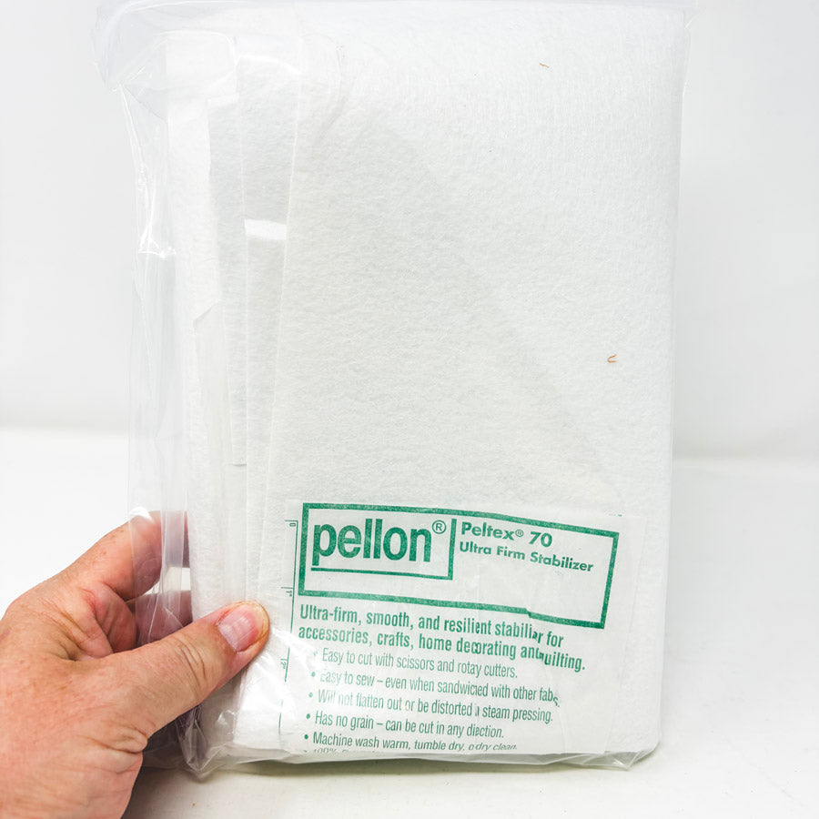 Length of Pellon Peltex 70 Ultra Firm Stabilizer