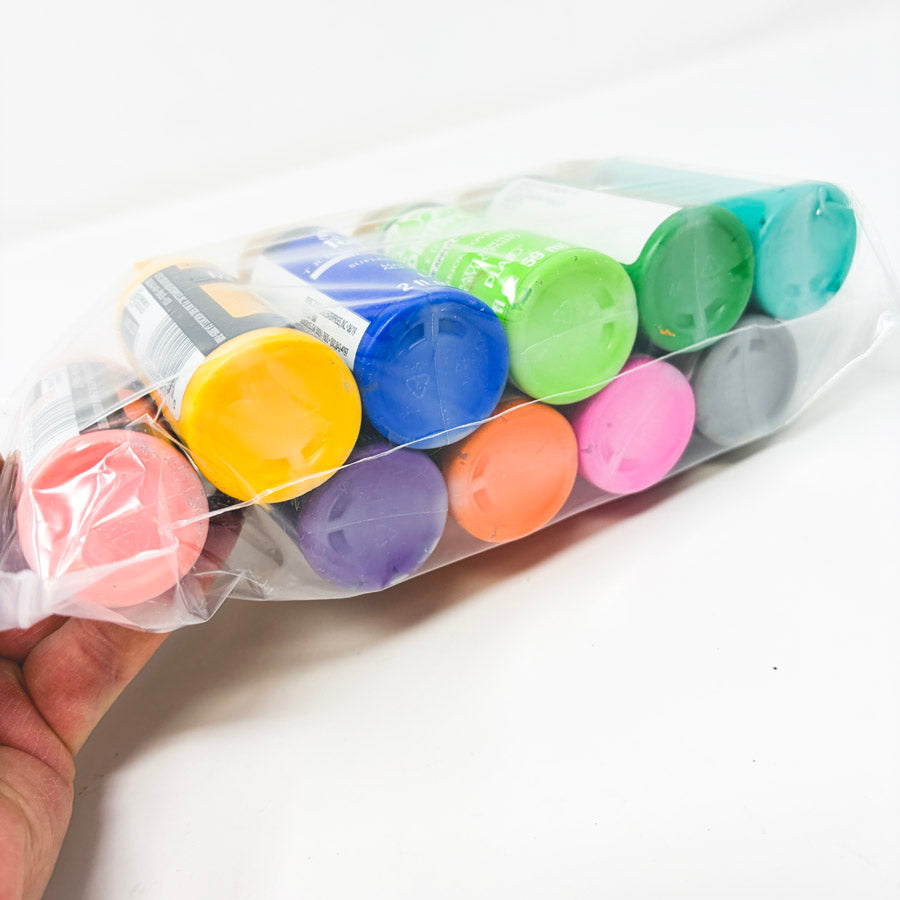 10 pc Plaid Folk Art Acrylic Paint Bundle