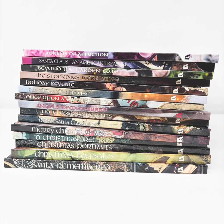 Leisure Arts Christmas Remembered Cross Stitch Pattern Book Series