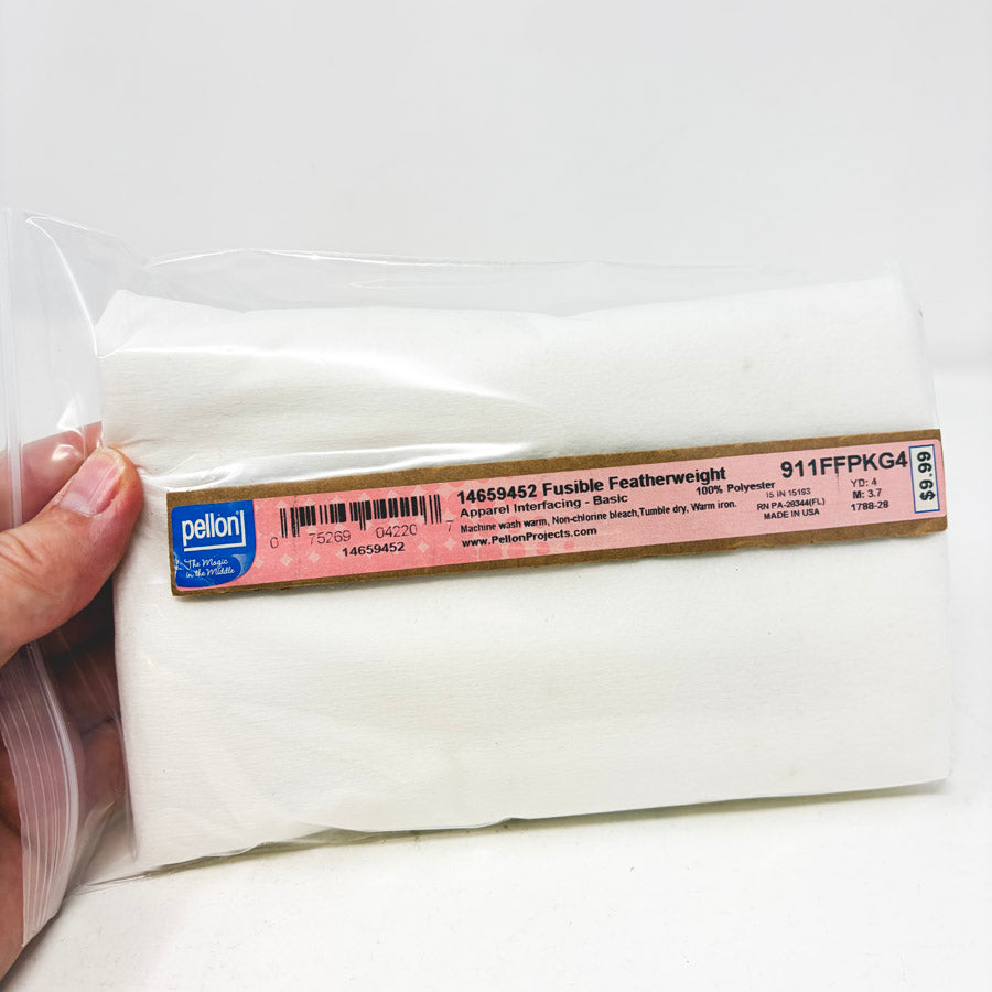 6x9 Bag of Pellon Fusible Featherweight Interfacing
