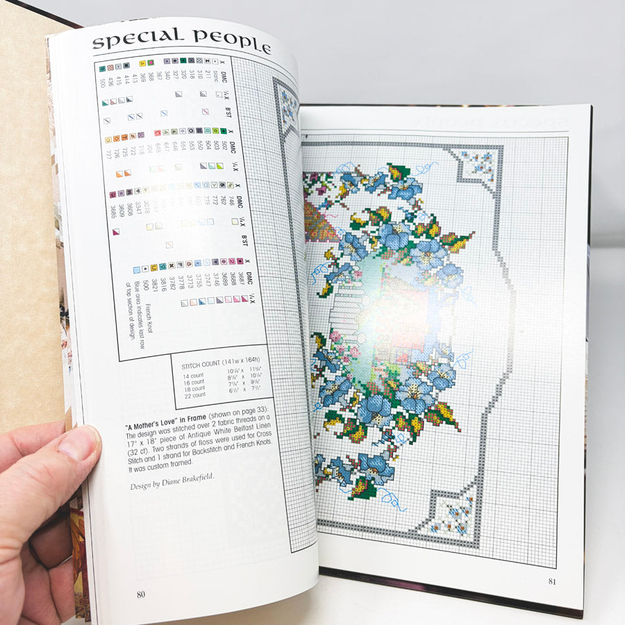 Leisure Arts Christmas Remembered Cross Stitch Pattern Book Series