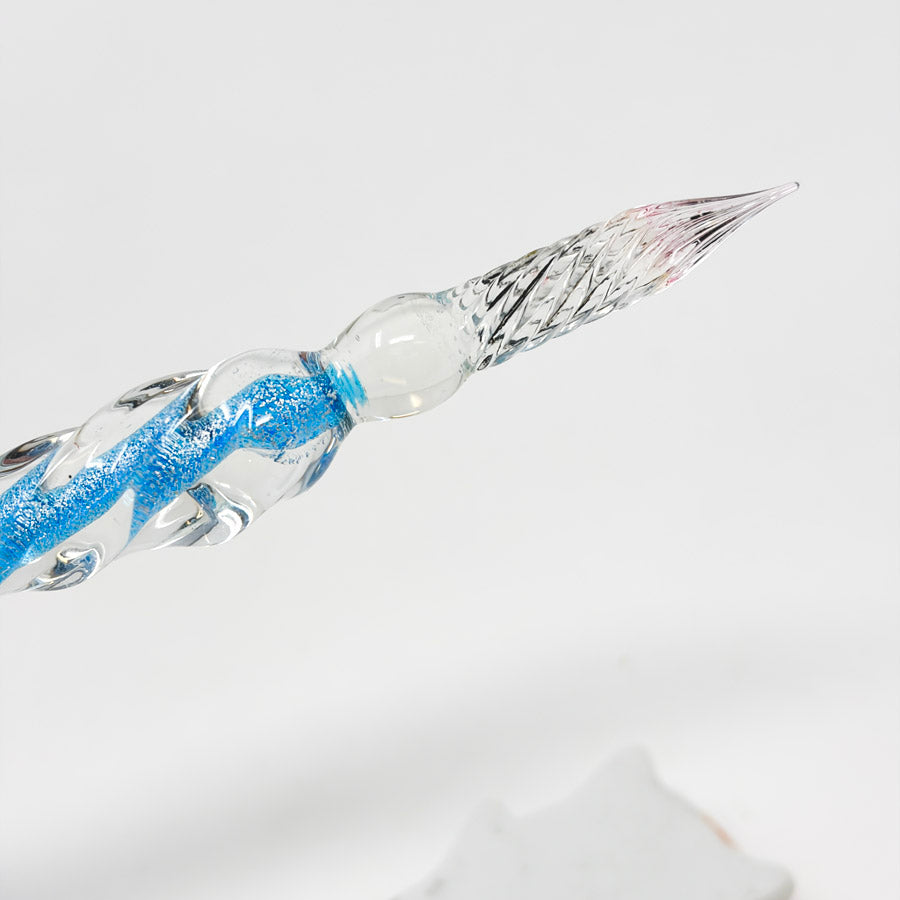 J. Herbin Glass Dip Pen with Ceramic Lucky Cat Rest