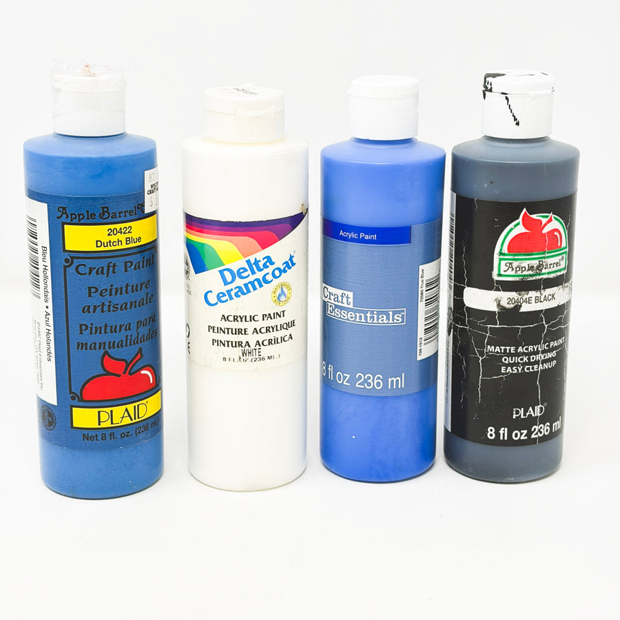 8 oz Acrylic Paint Bottles