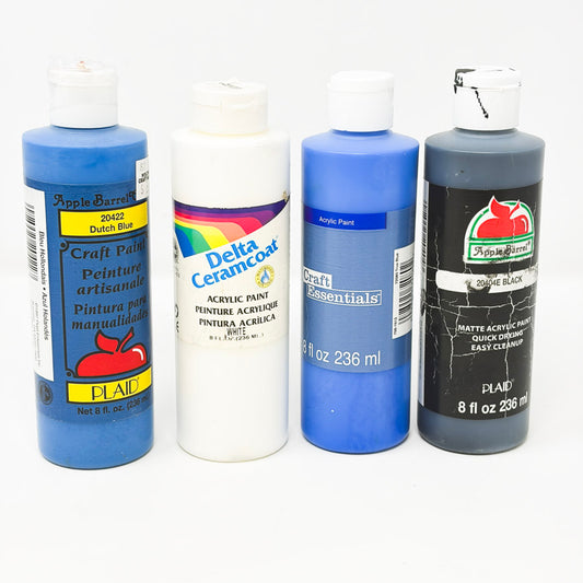 8 oz Acrylic Paint Bottles