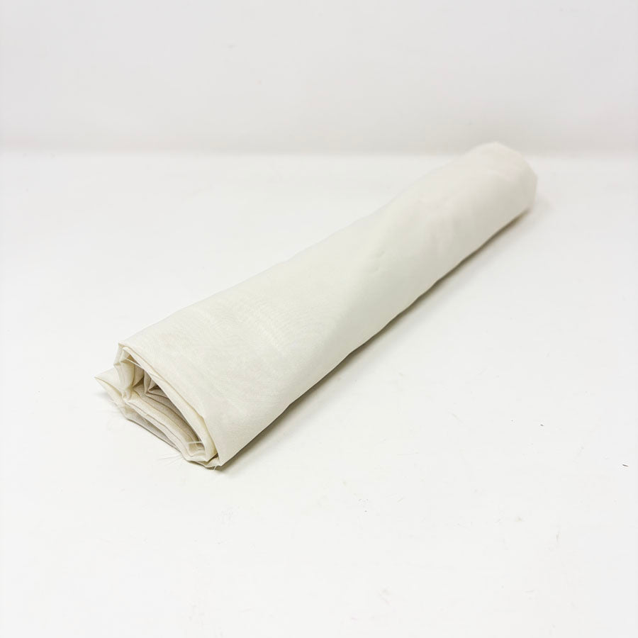 45" x 1 yd. Off-White Poly Blend Fabric