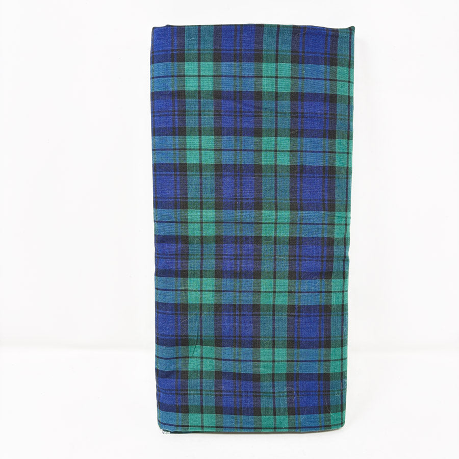 2.5 Yds x 44" Black Watch Tartan Woven Fabric
