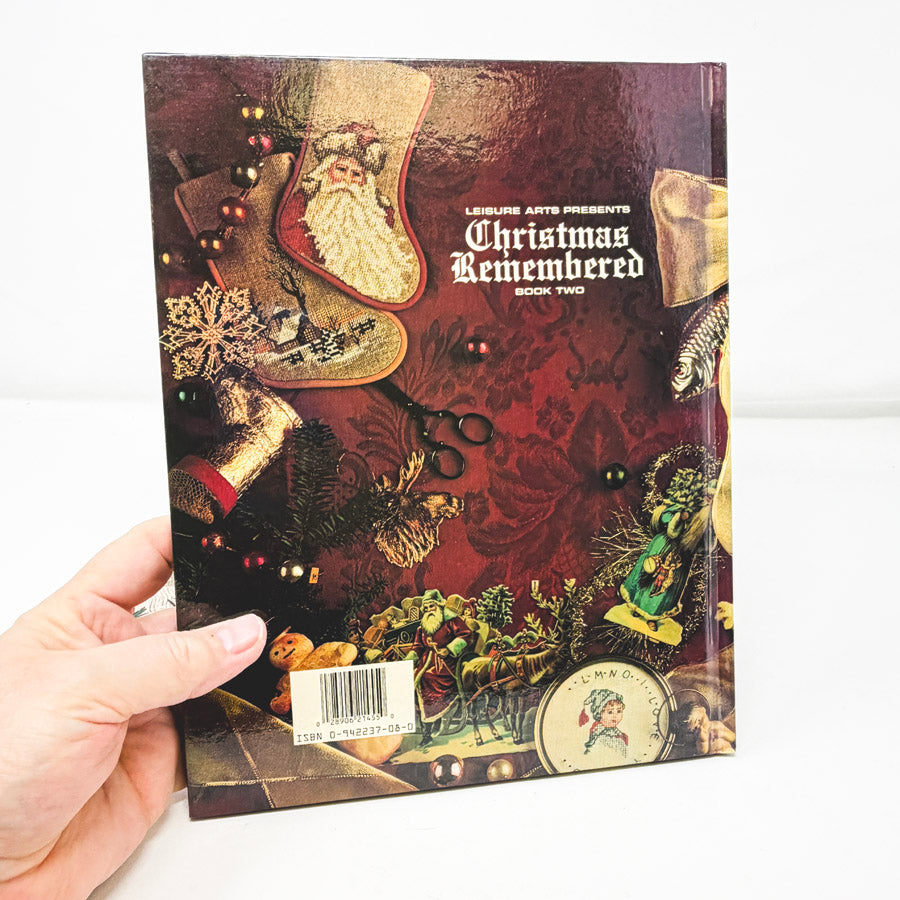Leisure Arts Christmas Remembered Cross Stitch Pattern Book Series
