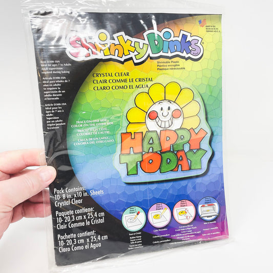 Crystal Clear Shrinky Dinks