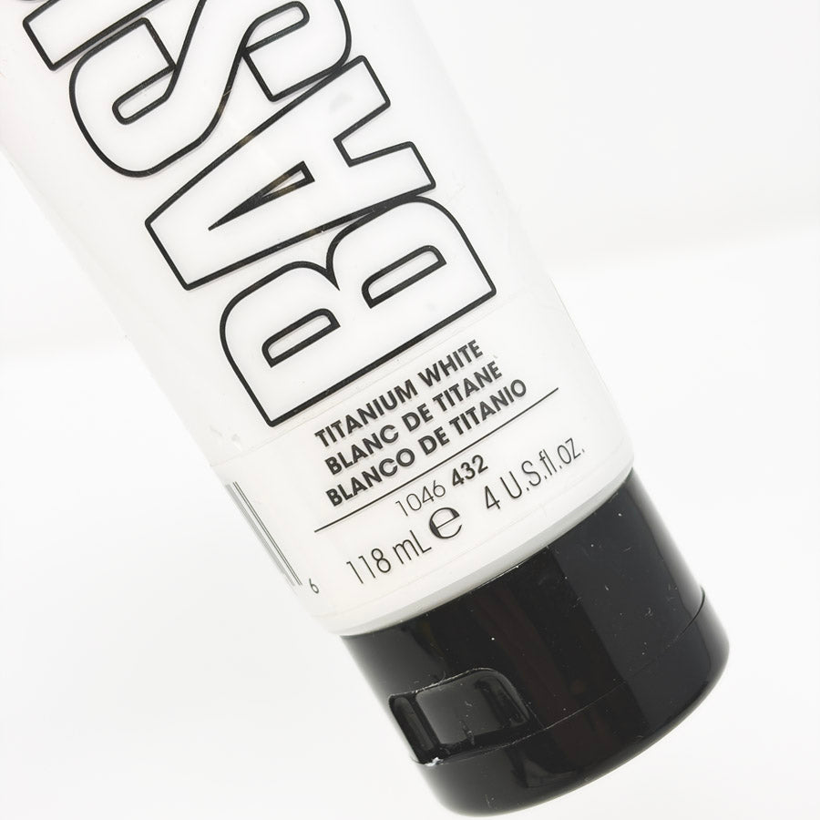 4 oz White Liquitex Basics Acrylic Paint