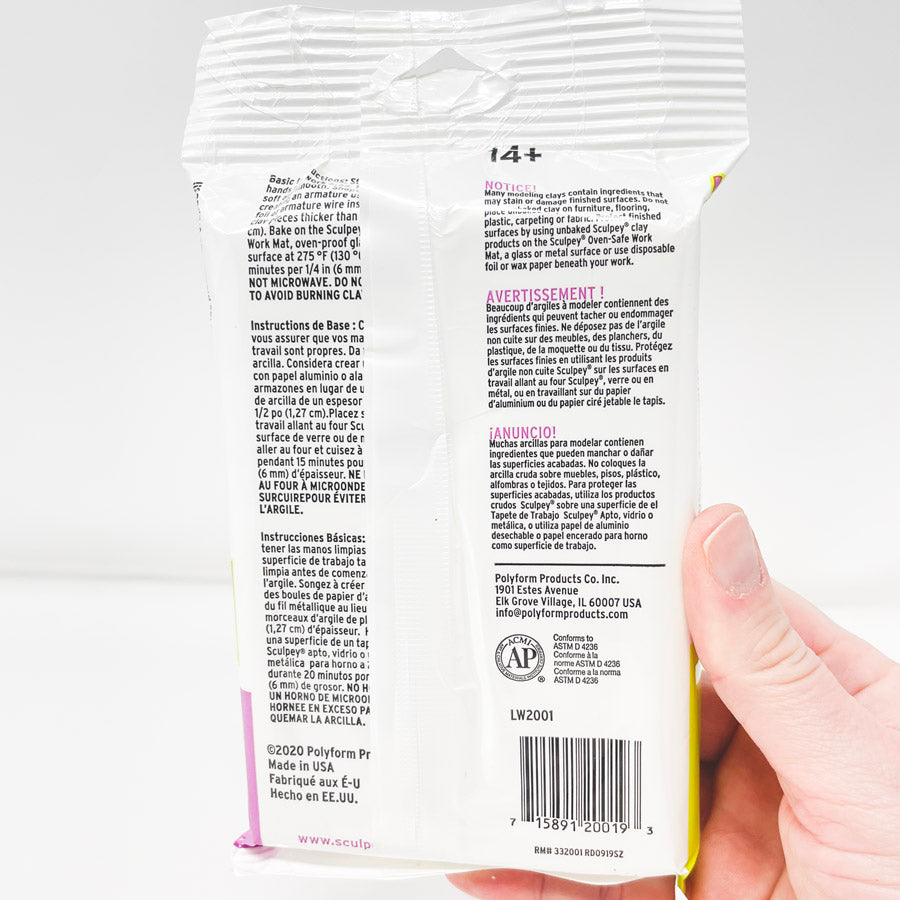 Sculpey Ultralight Lightweight Oven-Bake Clay White