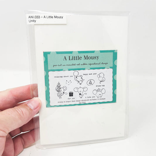 Unity Cling Stamps - A Little Mousy