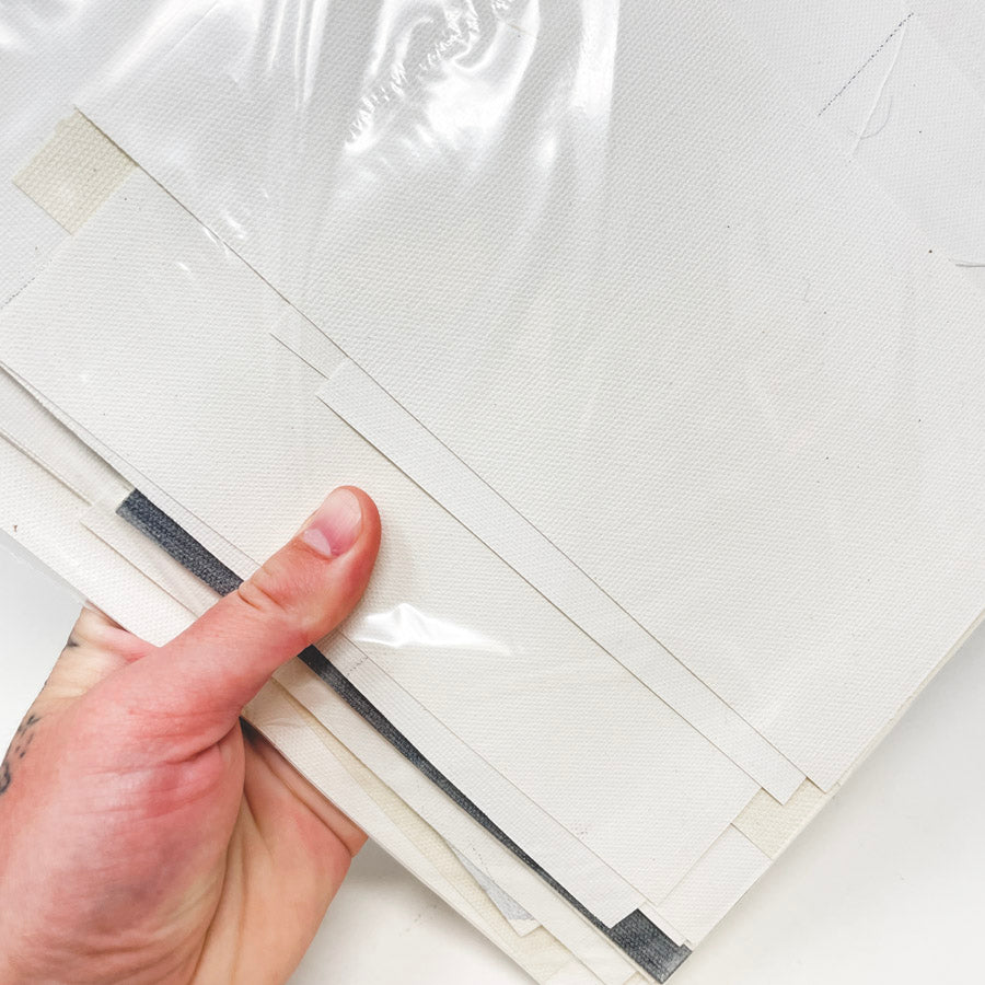 Bundle of Canvas Pieces - various sizes