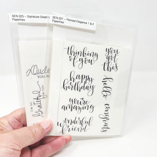 Papertrey Cling Stamps