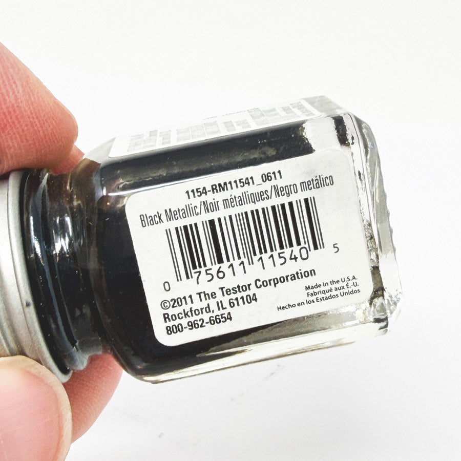 Testors Black Metallic Paint