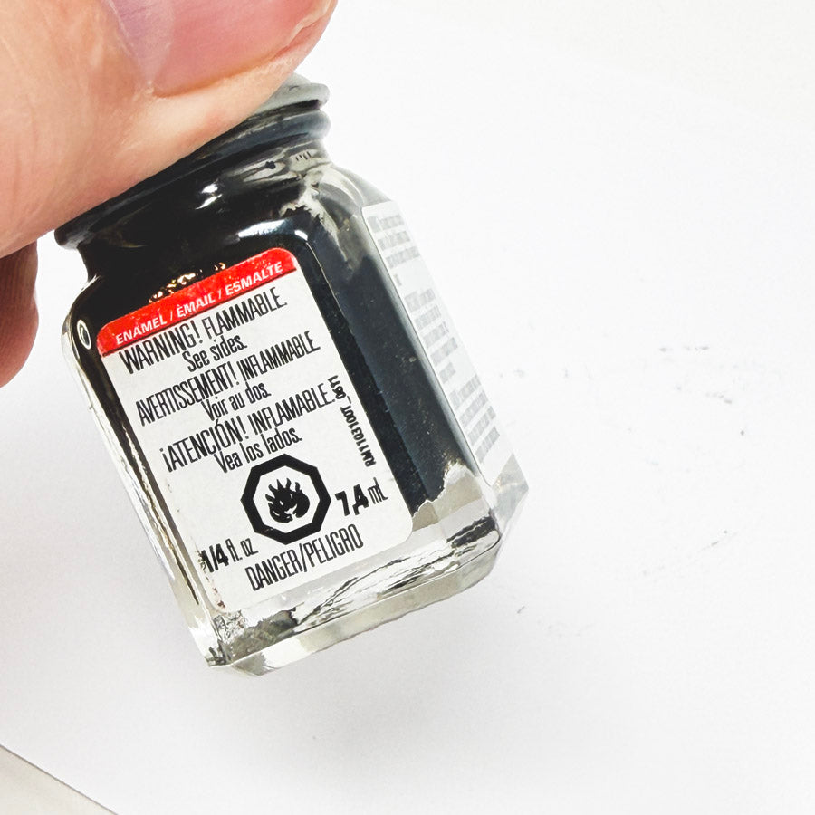 Testors Black Metallic Paint