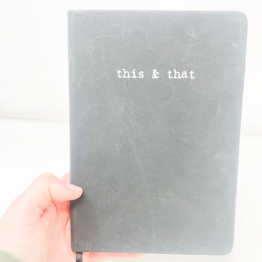 This or That Hardcover Journal