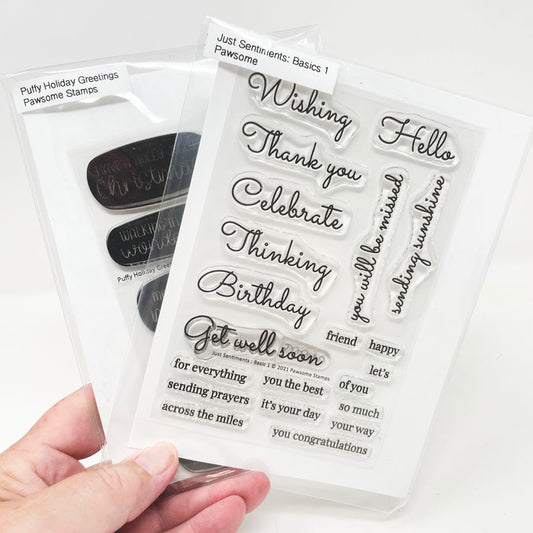 Pawsome Cling Stamps