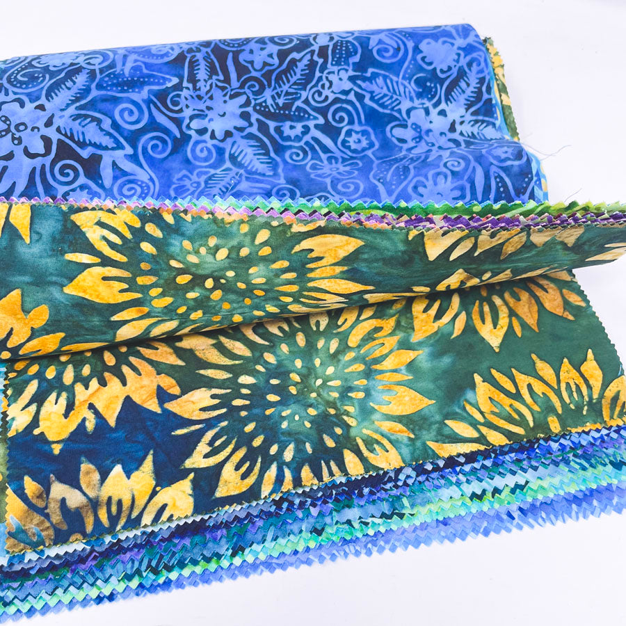 Batik 10" Squares - Partial Pack