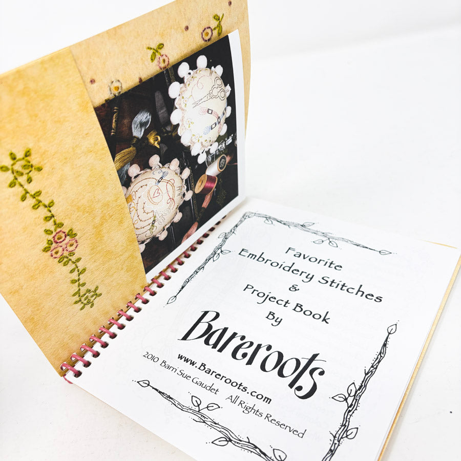 Bareroots Favorite Embroidery Stitches – Project Book #183