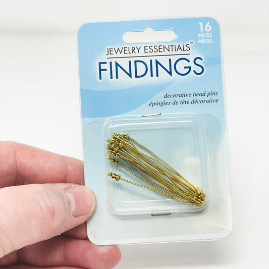 Decorative Head Pins – Jewelry Essentials Findings