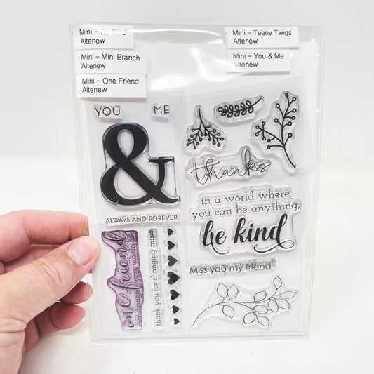 Bundle of Small Clear Altenew Stamps