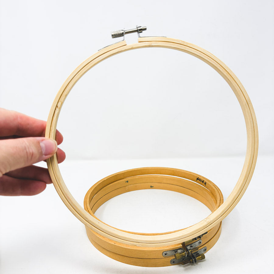 8" Wood Embroidery Hoops (1)