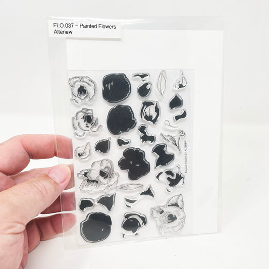 Painted Flowers Clear Stamps by Altenew