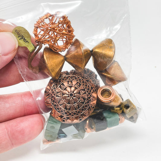 Copper and Semi-Precious Bead Pack