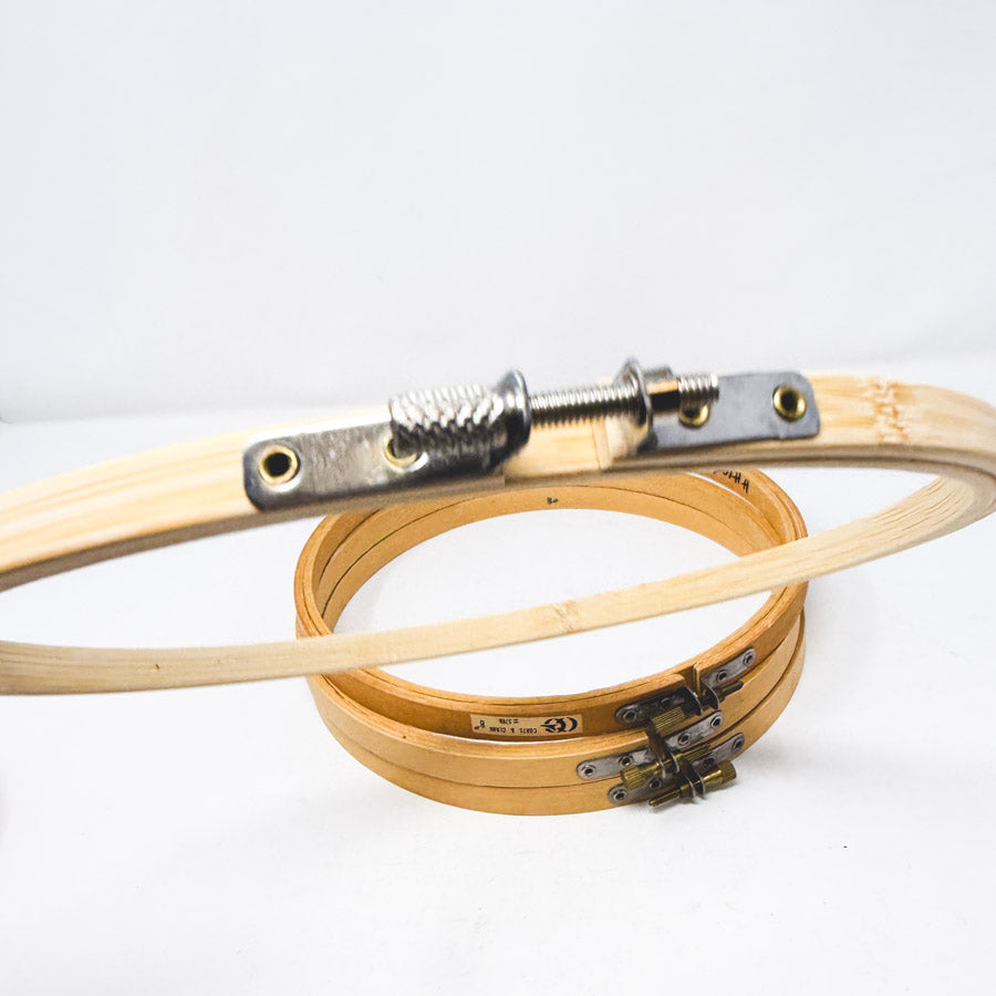 8" Wood Embroidery Hoops (1)
