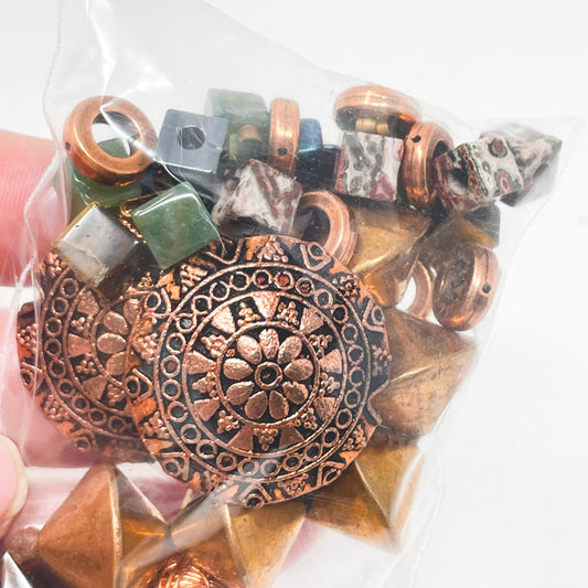 Copper and Semi-Precious Bead Pack