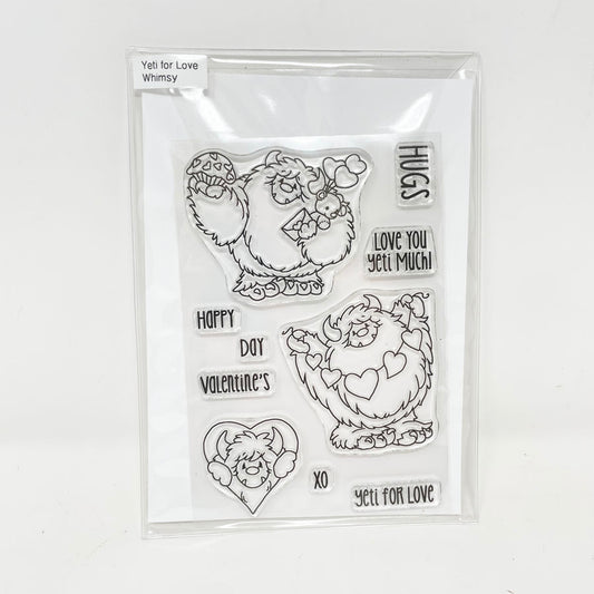 Yeti for Love - Clear Stamp by Whimsy