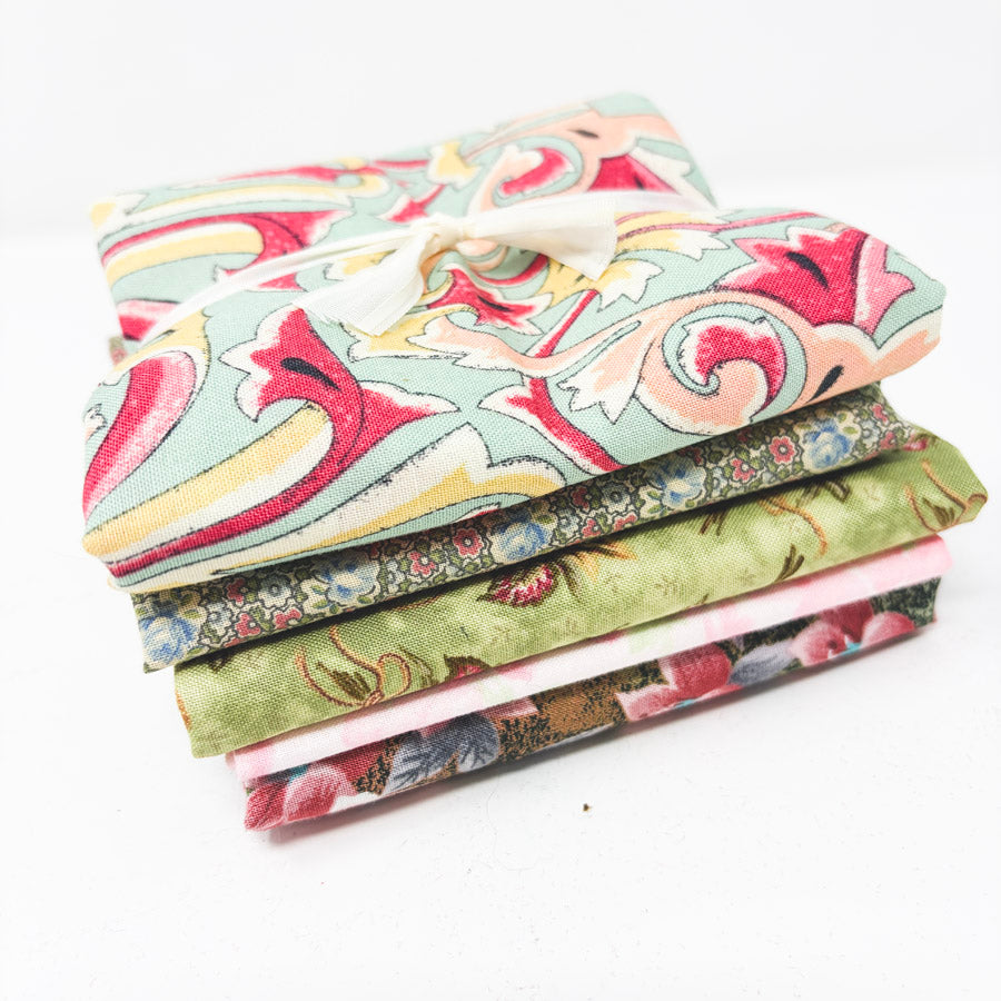 Muted Summer Florals Fabric Bundle