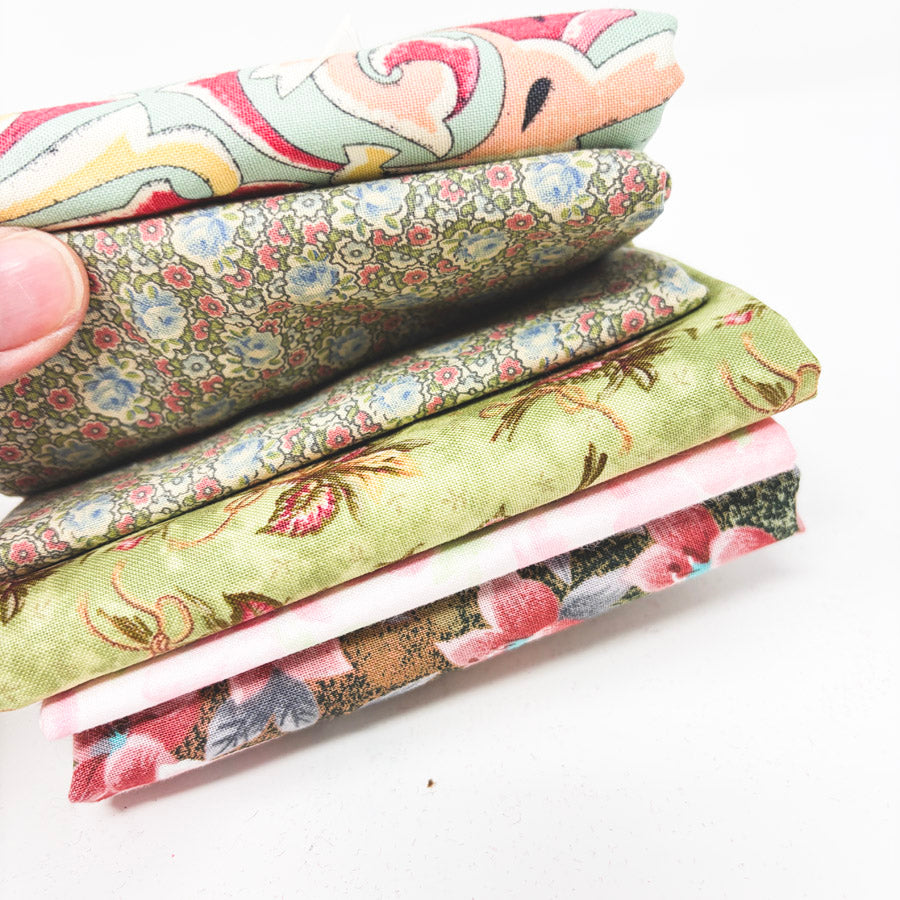 Muted Summer Florals Fabric Bundle