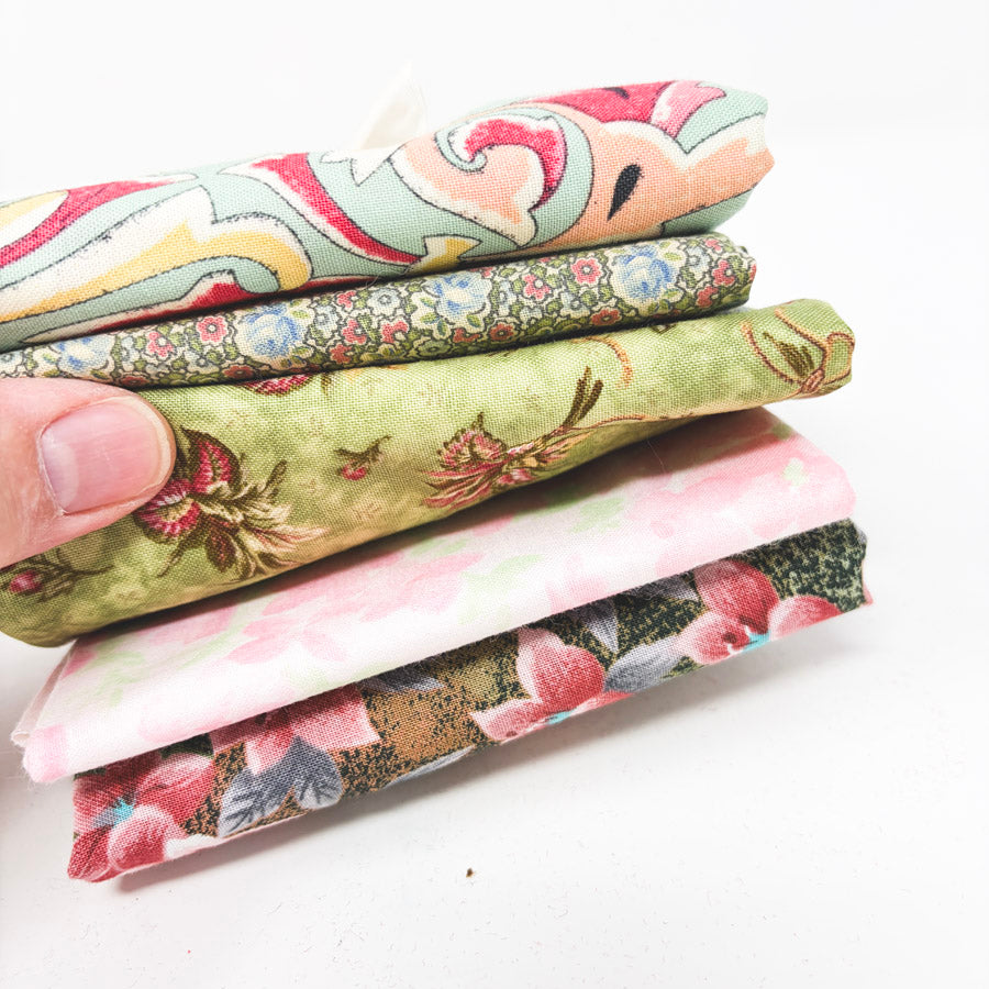 Muted Summer Florals Fabric Bundle