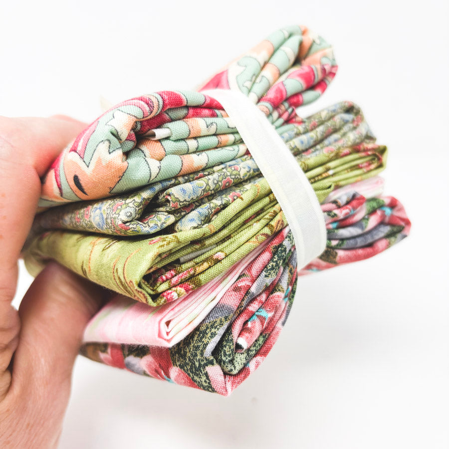 Muted Summer Florals Fabric Bundle
