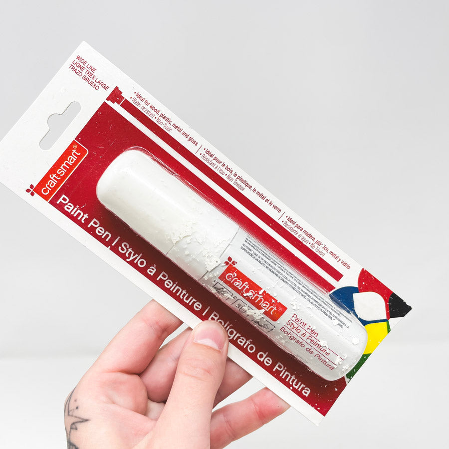 Craft Smart Wide Line Paint Pen - White