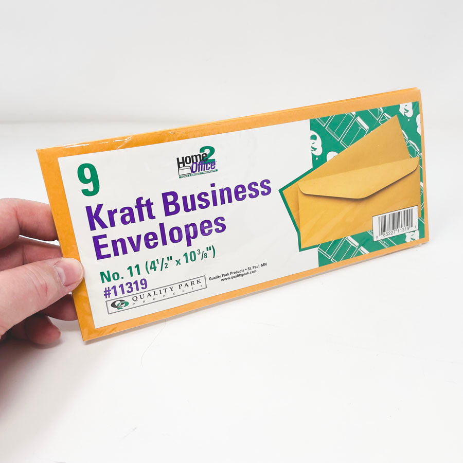 Small Pack of Kraft #10 Envelopes